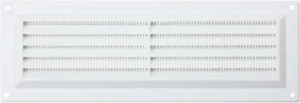 WANDLÜFTER 9x3" Gitter Lamelle abnehmbar Fliegengitter KARTE 229x76mm WEISS Kunststoff - Bild 1 von 6