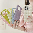 3D Cute Chocolate Block Phone Case Candy Color Cover For iPhone 14 13 12 Pro Max