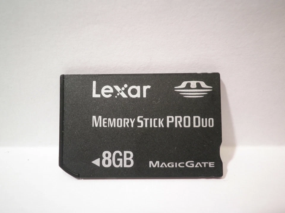 MEMORY STICK PRO DUO LEXAR 8GB OTTIMA FUNZIONANTE PSP - Immagine 1 di 1