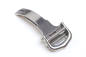 Cartier Edelstahl Faltschließe Faltschließe 16 mm - Bild 1 von 6