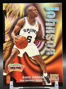 1997-98 SkyBox Z-Force Avery Johnson 92/399 Rave NM+ San Antonio Spurs Card #6