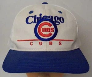 Chicago Cubs Rare Vintage Hat Spell Out & Logo Twins Enterprise Snapback NWT - Picture 1 of 16