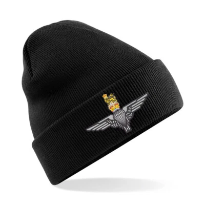 BEECHFIELD Parachute Regiment Embroidered British Army Beanie Hat