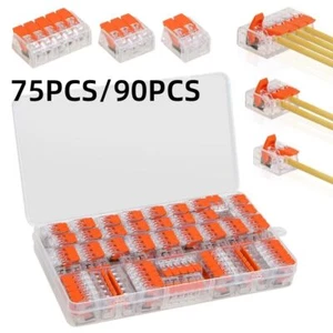 90x Für Klemmen WegeKlemme Hebel 221-412/221-413/221-415 Hebelklemmen Set - Bild 1 von 15