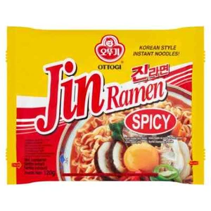 Ottogi Jin Ramen Nudeln Korean Style Instant Nudeln würzig 120g - Bild 1 von 5