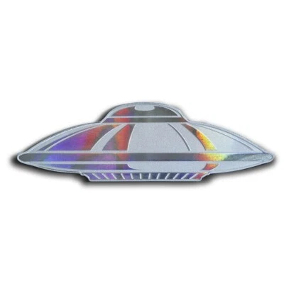 UFO FLYING SAUCER – 2020 1 oz Pure Silver UFO Shaped Hologram Coin – Solomon - Image 1 of 4