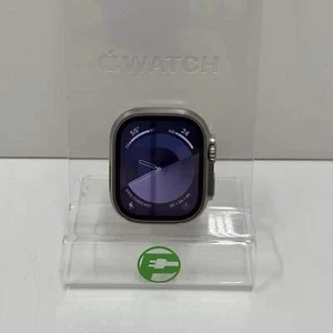 GPS Only Apple Watch Ultra 2 49MM Natural Titanium Olive Alpine Loop A2986 - Photo 1 sur 13