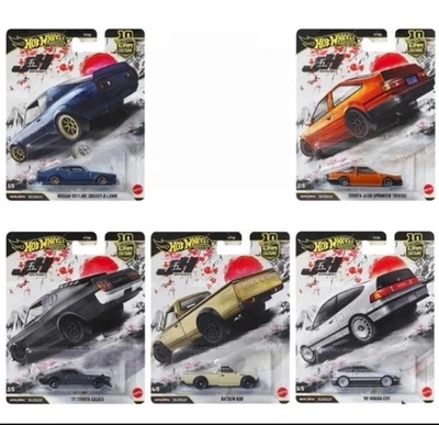 Juego completo de 5 Hot Wheels JAPAN HISTORICS 2026  Foto 1 de 4