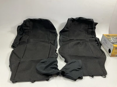Fia Inc TRS47-68 Custom Fit Front Seat Covers Set, Black 2020-2023 Ford Explorer - Image 1 of 4