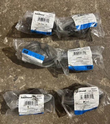 6 Pack Southland 90 Degree Elbow Malleable Iron Black FPT x FPT 3/4" 520-004HN - Image 1 of 2