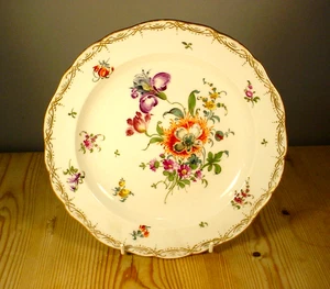Meissen Plate - Floral Pattern (2) - Picture 1 of 4
