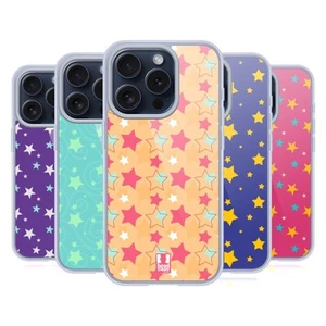 HEAD CASE DESIGNS STARS PATTERNS GEL CASE COMPATIBLE WITH APPLE iPHONE/MAGSAFE - Picture 1 of 13