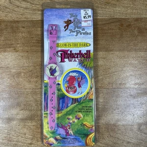 1991 Fox's Peter Pan the Pirates Flip Up Glow in the Dark Tinkerbell Uhr Neu in Verpackung - Bild 1 von 4