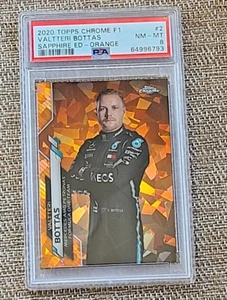 2020 Topps Chrome Sapphire Valtteri Bottas ORANGE Portrait /25 RC SSP - Picture 1 of 2