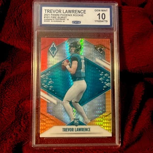 Phoenix Football 2021 - Trevor Lawrence - Fire Burst Rookie #101 gema como nueva 10 radiocontrol - Imagen 1 de 2
