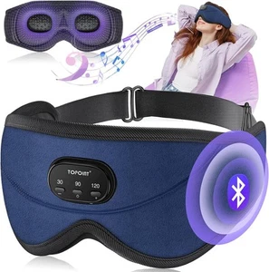 Sleep Mask with Bluetooth Headphones 3D Eye Mask for Sleep Headphones - Picture 1 of 7