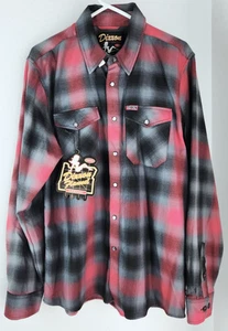 Dixxon Flannel Co. "The Blazer" kariertes Herrenhemd Größe Medium mit Perlendruckknopf - Bild 1 von 8
