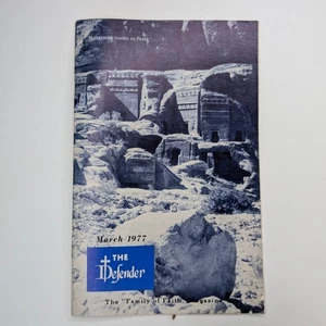MAR 1977 The Defender Magazine Petra Antichrist Bible Prophecy Christian Vtg - Bild 1 von 9