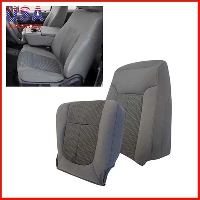 New Driver Bottom And Top Cloth Seat Cover For 11-2016 Ford F250 Fx4 US Stock - Image 1 of 4