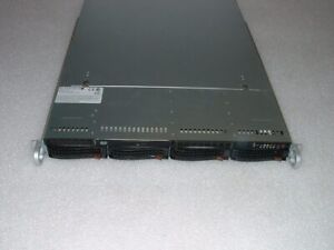 Supermicro 1U Server X8DTU-F 2x Xeon X5660 2.8ghz 12-Cores 24gb 4x Trays Rails
