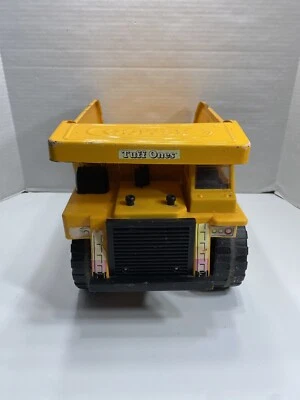 Vintage REMCO Tuff Ones Metal Yellow Dump Truck toy die caset 1992 - Image 1 of 4