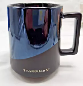 Taza de café y té Starbucks Sleek 2 tonos negra 14 fl oz nueva sin etiquetas - Imagen 1 de 15