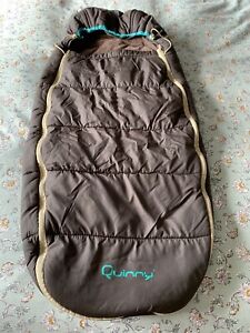 Quinny Buzz Footmuff In Brown & Turquoise