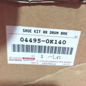 1 Pair OEM Rear Drum Brake Shoe Kit Fits For Toyota Innova 2015-2018 04495-0K140 - Picture 1 of 2