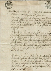 Handschrift 1802 Autographen Magistrat Charlottenburg Bürgermeister Sydow u.a. - Bild 1 von 4