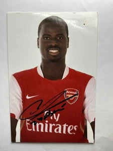 Autograph EMMANUEL EBOUE-Arsenal FC-79 Caps IVORY COAST-Ex-Beveren-signed - Picture 1 of 2