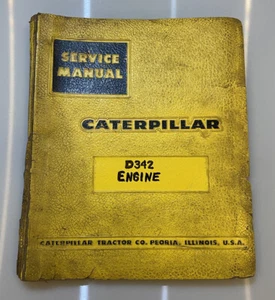 CAT Caterpillar D342 Diesel Engine Overhaul Service Repair Shop Manual 1955 - Picture 1 of 8
