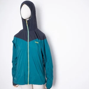 RAB Damen isolierte PERTEX MICROLIGHT Full-Zip Kapuze RAMPAGE Jacke Größe L 14 - Bild 1 von 11