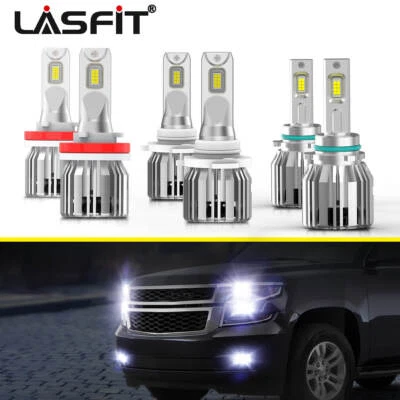 LASFIT LCplus H11 9005 12278 LED Headlights Fog Lights for Chevy Tahoe 2015-2020 - Image 1 of 4