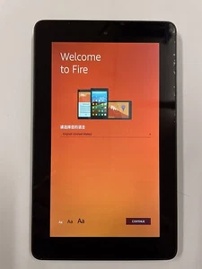 Amazon Kindle Fire 7 (5th Gen) Model SV98LN 8GB With Charging Cable And Case - Picture 1 of 4