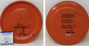 LEAPING LANNY POFFO Signed Official Ring Used WWF Wrestling FRISBEE GENIUS PSA - Picture 1 of 6