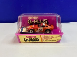 RARE AURORA HO SCALE SLOT CAR ORANGE DATSUN 240Z #1739 BANDED - Picture 1 of 10