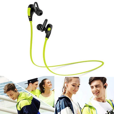 Cuffie sportive da corsa stereo Bluetooth auricolari wireless con microfono - Immagine 1 di 4