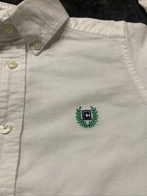 boys chaps white oxford button down shirt size 4 - Image 1 of 4