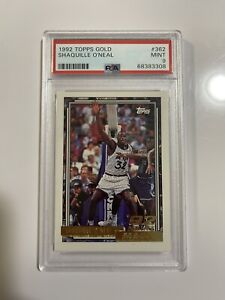1992 Topps Gold Shaquille O’Neal PSA 9 RC #362