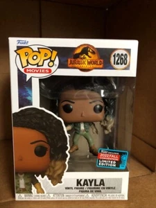 Funko Pop JURASSIC WORLD KAYLA 1268 Exclusive 2022 Fall Convention - Picture 1 of 1
