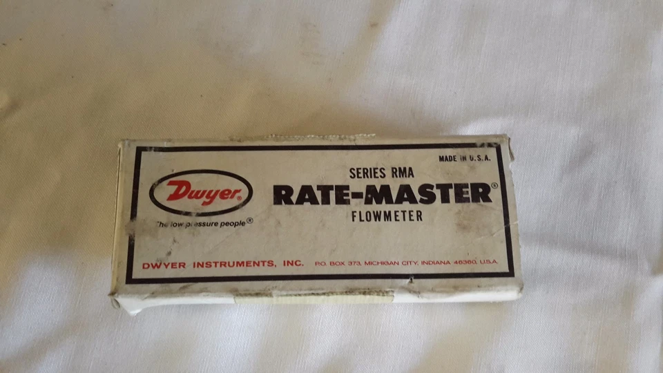 Dwyer Instruments USA LPM Air Flow Meter Rma-26-ssv Rate-master