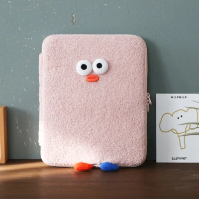 10" 11" Brunch Brother PomPom Laptop Tablet ipad Pouch Sleeve Clutch Bag Case - Image 1 of 4