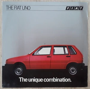 Fiat Uno Brochure 1983 - 45 55 70 Comfort Super ES - Picture 1 of 3