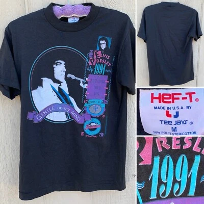 Camiseta De Colección Elvis Presley 1991 Semana Internacional Homenaje Memphis Talla M Foto 1 de 4