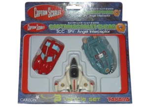 Captain Scarlet and The Mysterons Takara Choro-Q 3 Vehicle Set Patrol Car - Picture 1 of 4