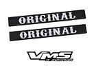 2 Vms Aluminum Original Biker Motorcycle Club Bar Rank Emblems Badges B