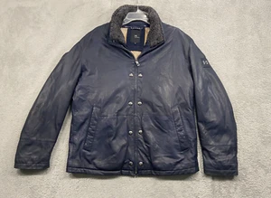 Doris Hartwich Jacke Herren groß blau Designer Carette Nylon Outdoor Preppy - Bild 1 von 22