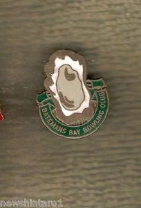 BATEMANS BAY   BOWLING CLUB LAPEL BADGE, REPAIRED BACK - Bild 1 von 1