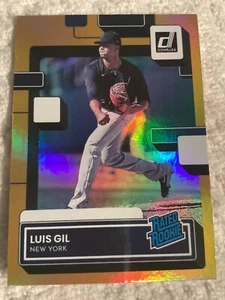2022 Panini Donruss Rated Rookie Holo Orange Luis Gil #44 Rookie Card RC - Picture 1 of 2