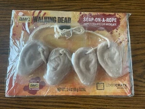 The Walking Dead Daryl's Walker Ear Necklace Soap-on-a-Rope Loot Crate NEW - Picture 1 of 2